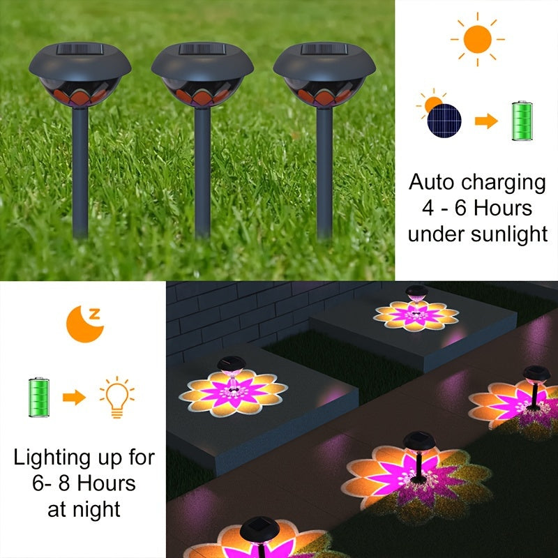 LumiLuxe - Lampe de jardin LED solaire moderne