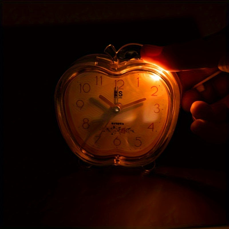 CrystalFruit Horloge - Éclairage élégant en forme de pomme