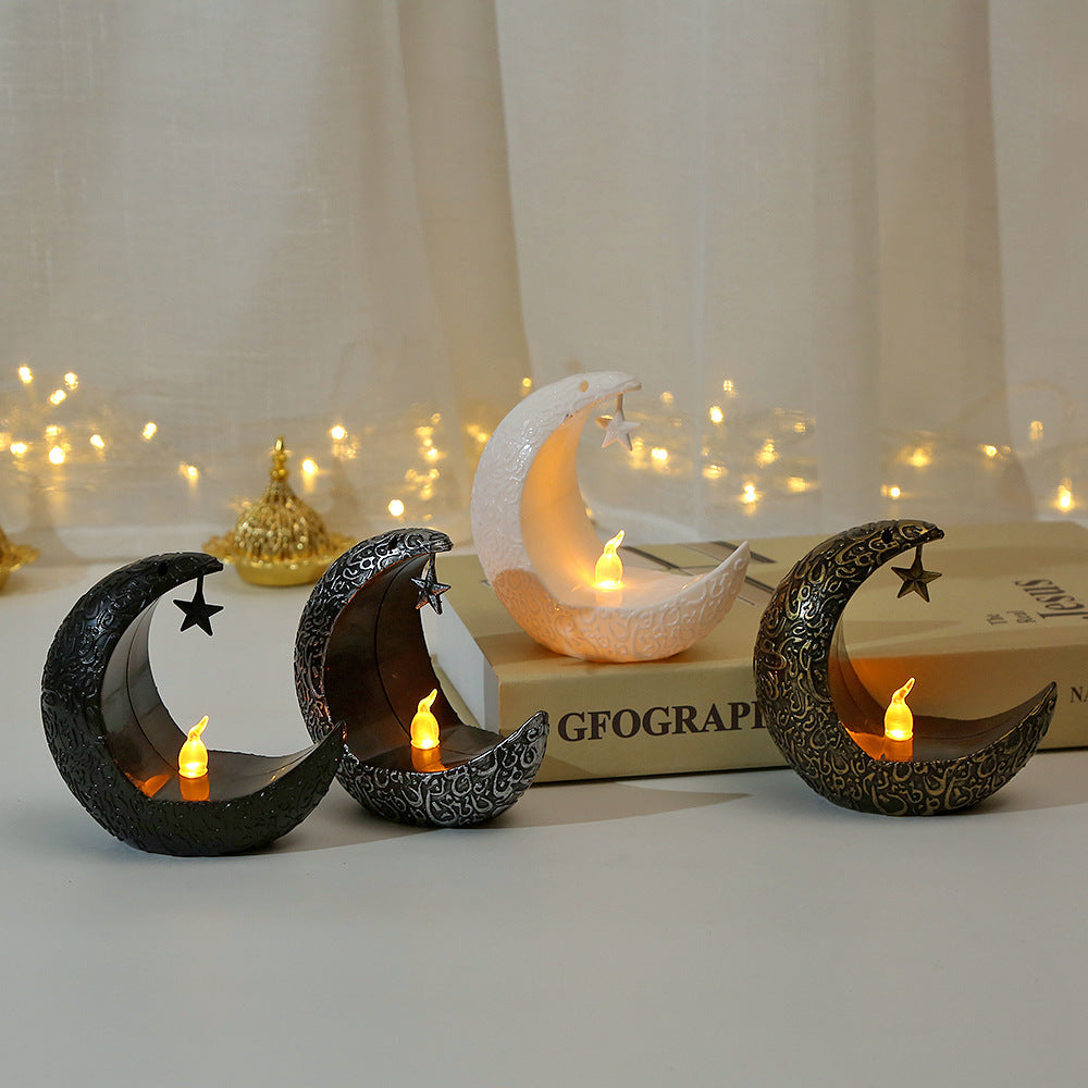 Floroux - Charmante bougie arabe lampe lune