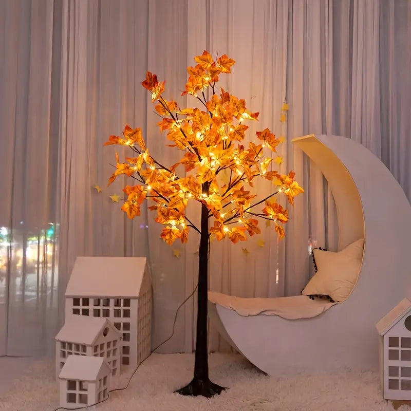 Arbre en érable illuminé Floroux