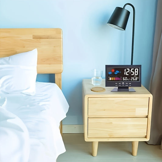 SilentTime Clock – Montre Numérique Élégante de Résistance et de Surveillance Climatique
