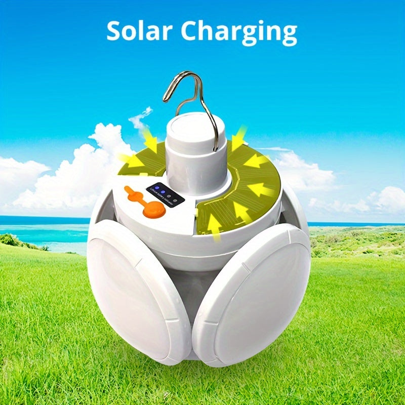 SolarFold Lampe - Lampe de camping LED rechargeable portable