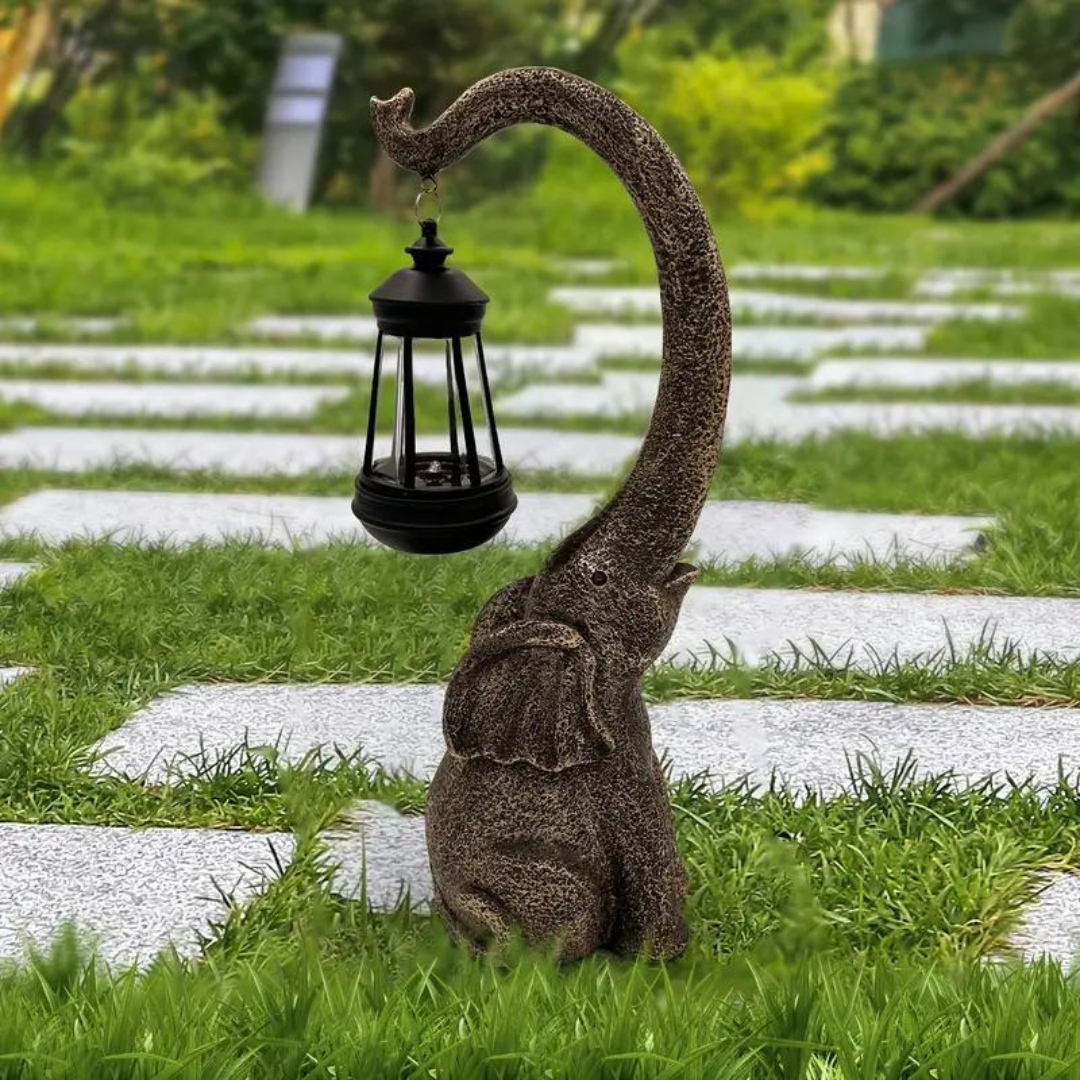 MagicElephant - Éclairage Solaire Enchanteur pour Jardin et Maison