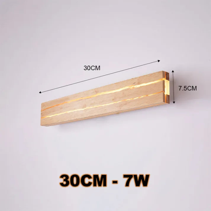 Floroux Modern Wooden Wall Sconce | LED Wall Lamp | Elegant Living Room Lighting | Decorative Lighting