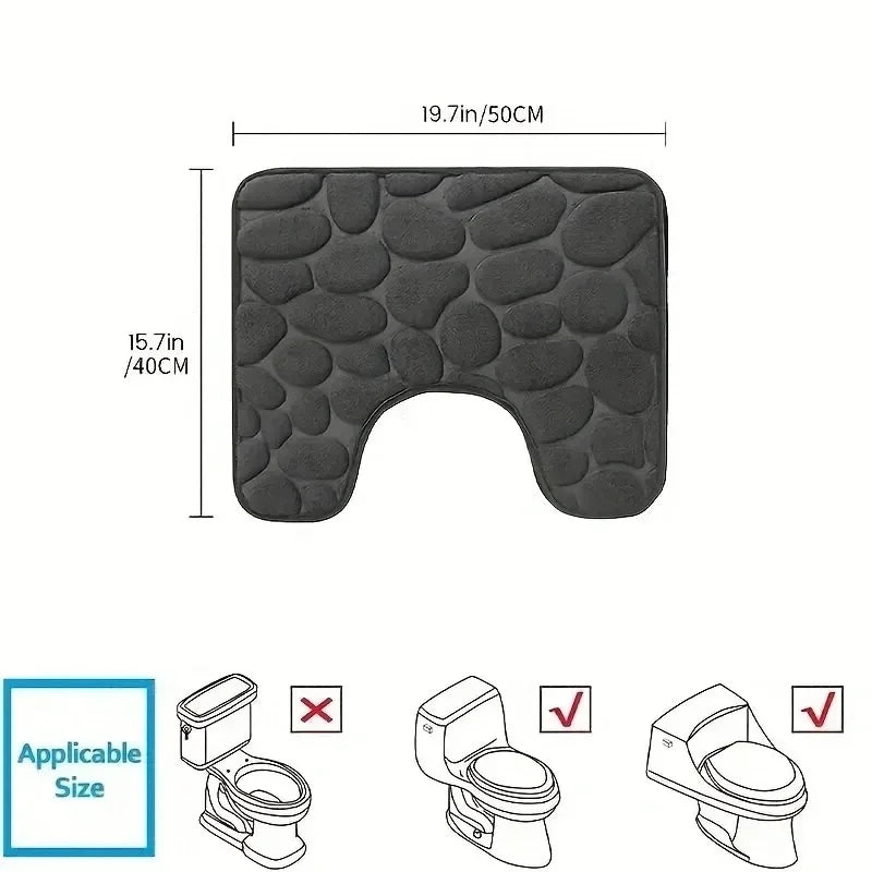 Floroux - Tapis de bain antidérapant