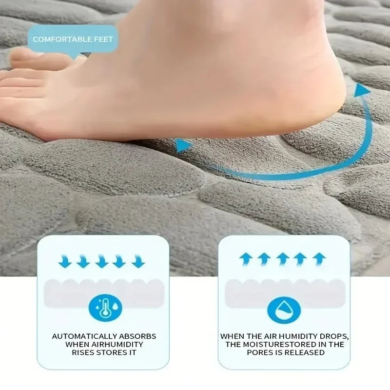 Floroux - Tapis de bain antidérapant