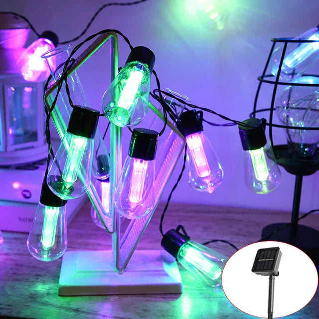 Floroux | Guirlandes lumineuses solaires pour soirées festives