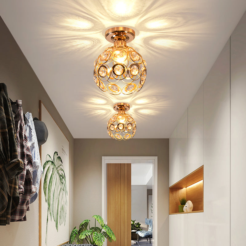 Floroux Or Lustre Luxueux de Plafond Salle de Bal