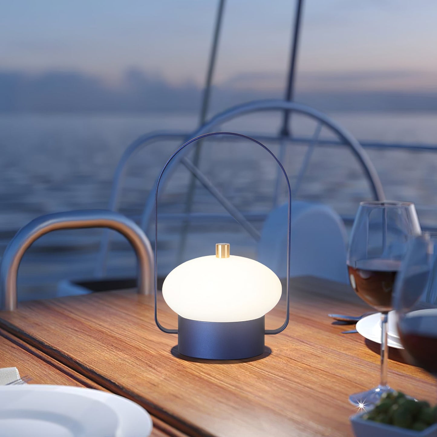 Lampe extérieure portable rétro