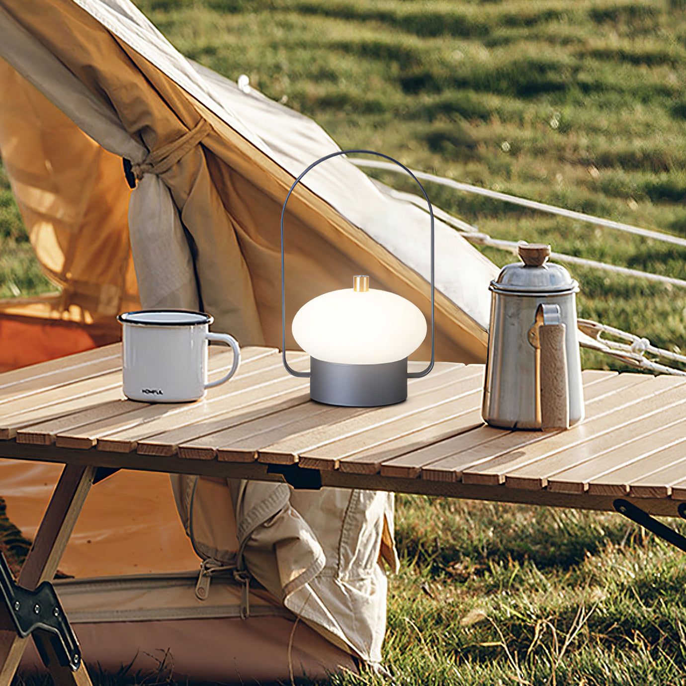 Lampe extérieure portable rétro