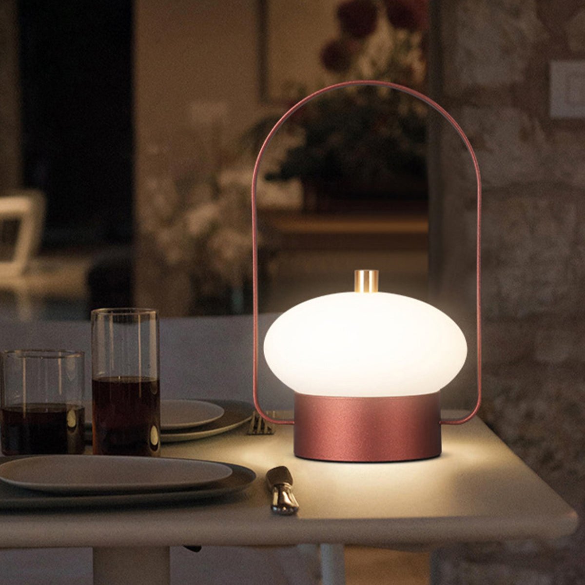 Lampe extérieure portable rétro