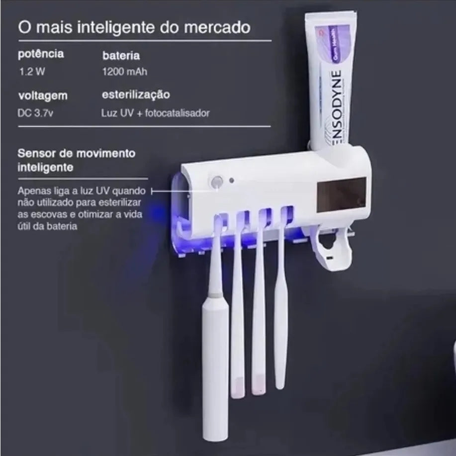 Distributeur de dentifrice automatique électrique avec UV