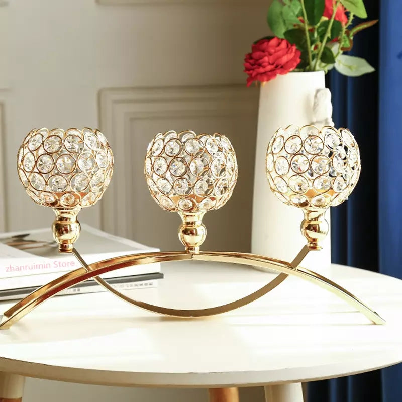 3 bras de pont candélabres