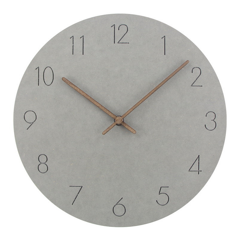 Calme Nordique - Horloge Murale Minimaliste 29 cm