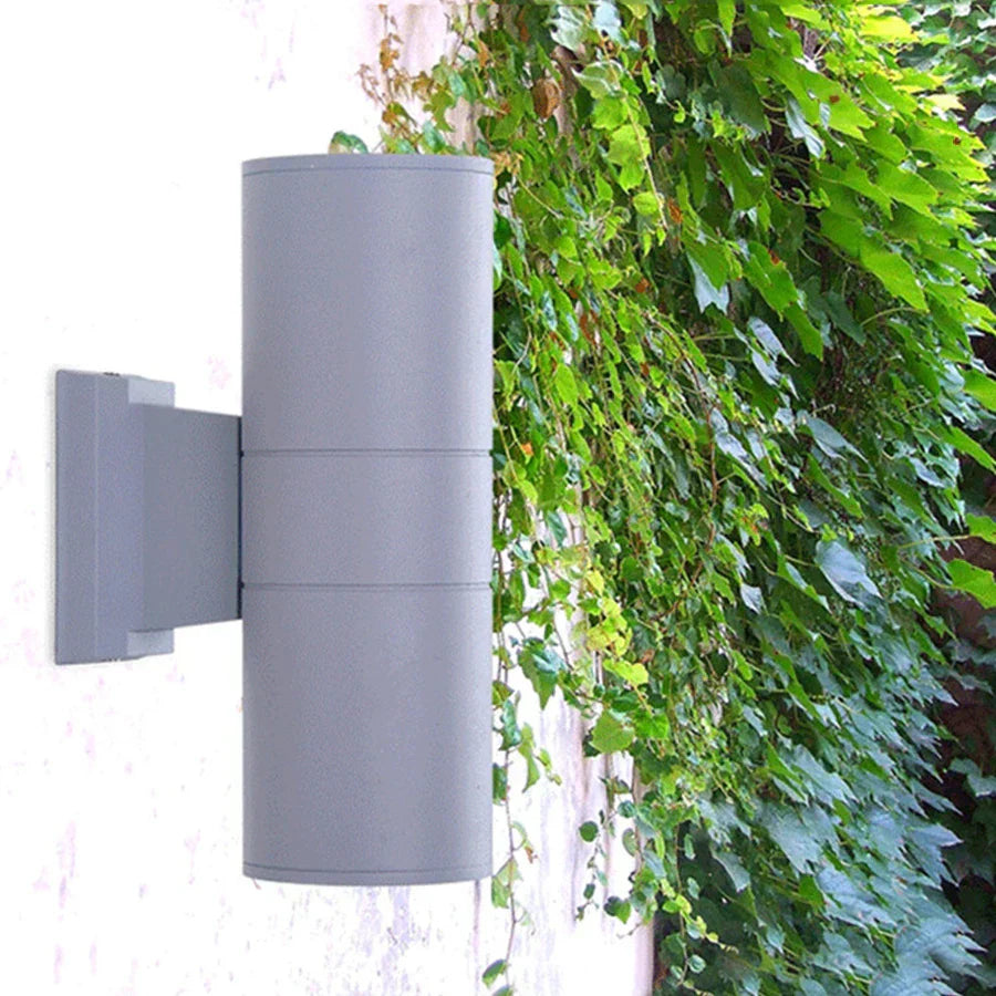 Floroux - Lampe murale extérieure en aluminium