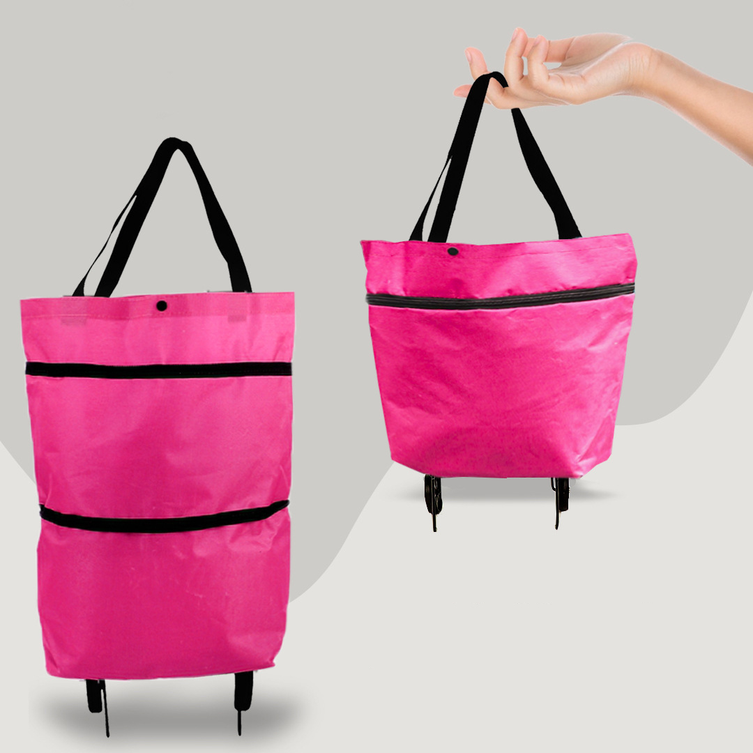 CarryFlex - Sac de courses pratique 2-en-1 avec roues