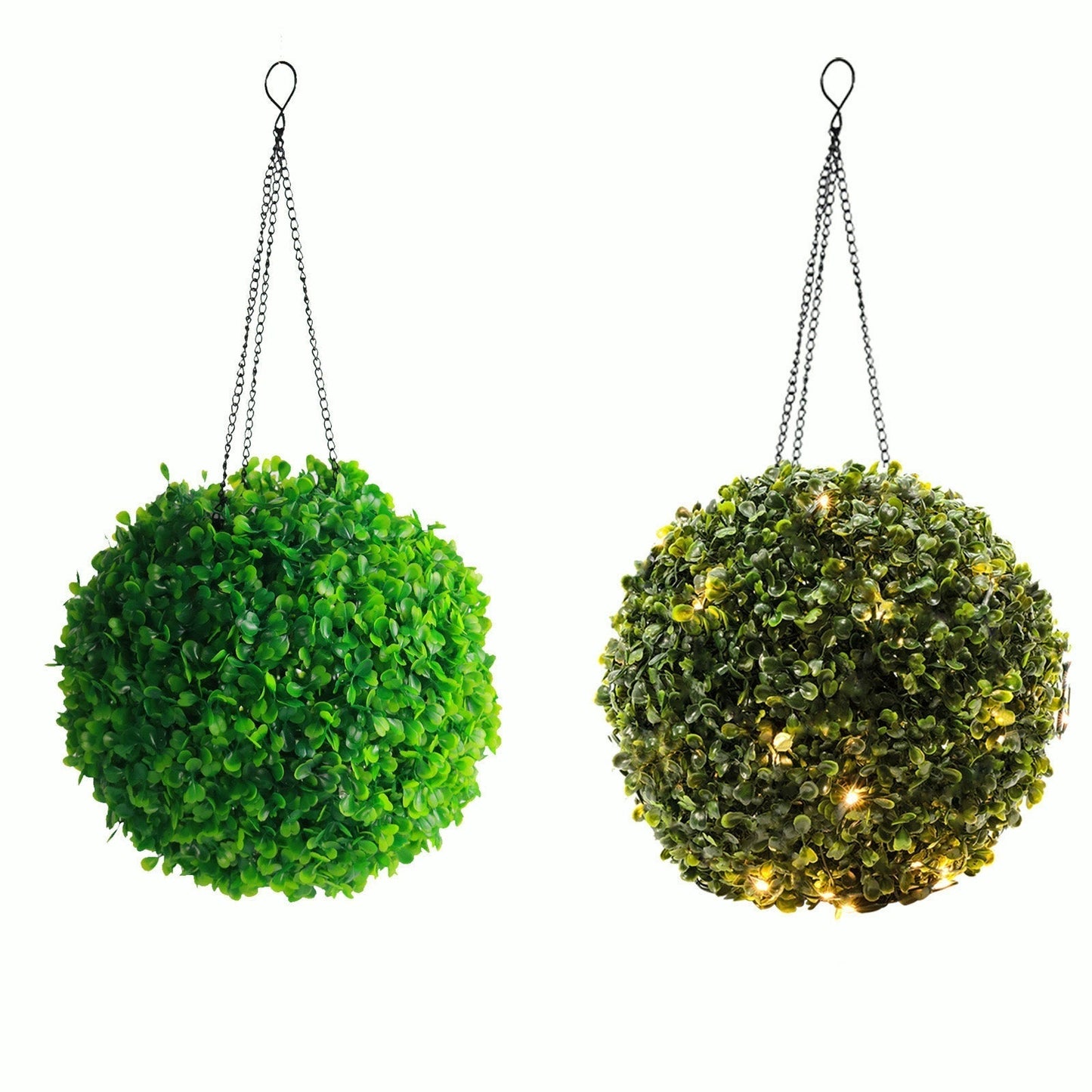 Floroux LED Solar Lamp | Grass Ball Design | Waterproof | Solar Energy | Garden Lighting