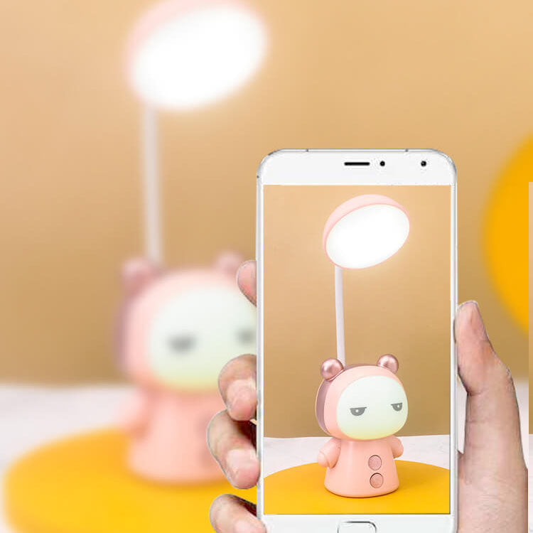 Floroux Lampe de Bureau LED Cartoon | Lumière Colorée Amie des Yeux | Design Adapté aux Enfants