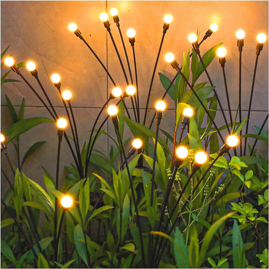 Floroux Firefly Solar LED Lamp Outdoor | Waterproof Lawn Lighting | Decorative Solar Lamp