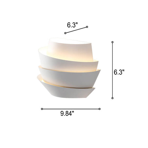 Floroux Lampe murale scandinave à double éclairage | Design moderne | Idéal pour le salon et la chambre