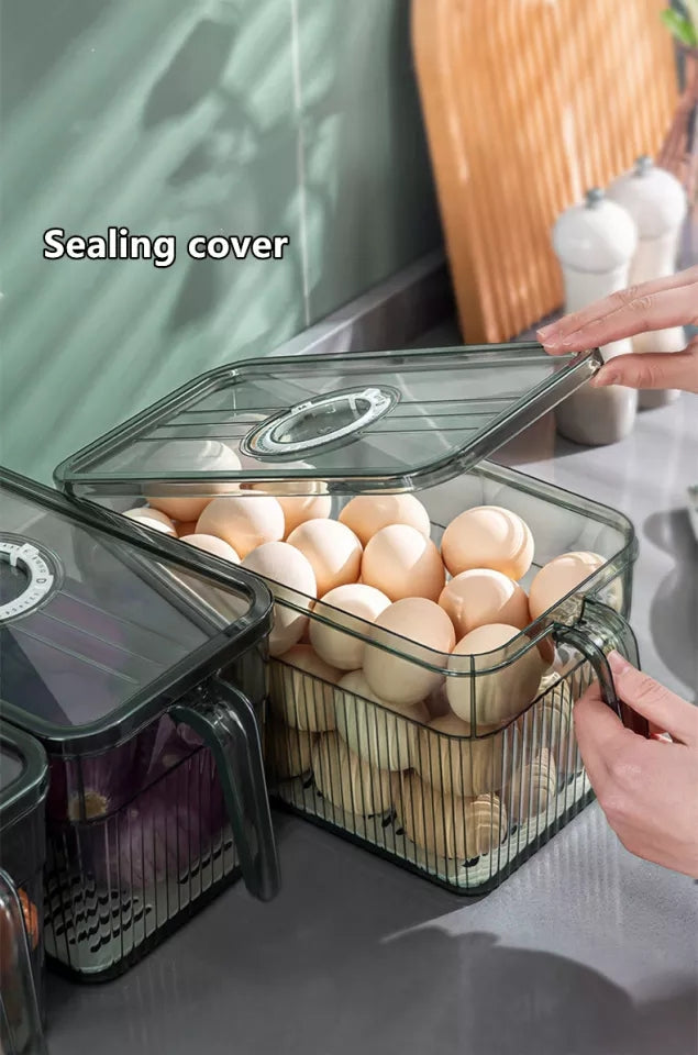 3Ltrs Contenants de rangement transparents pour réfrigérateur