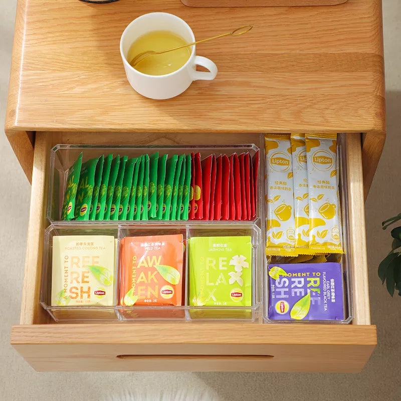 Organisateur de sachets de thé en acrylique