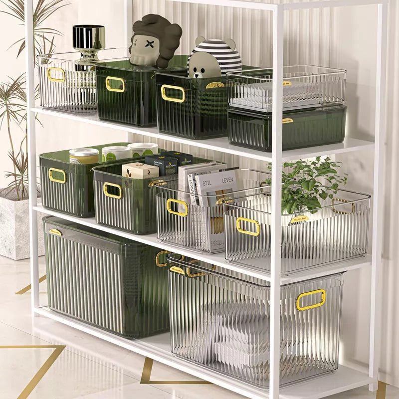 Boîte de rangement transparente pour la maison