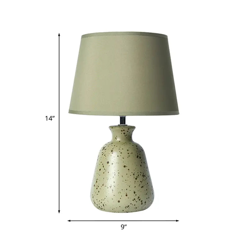 Lampe de Lecture en Céramique Rustique à 3 Pompes pour Table de Nuit