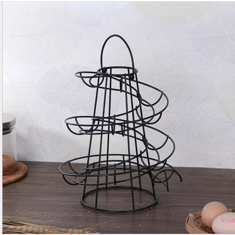 24Pcs Support à œufs en spirale