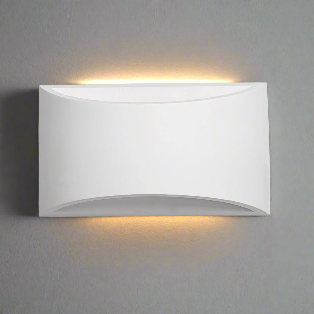 Lampe murale en plâtre