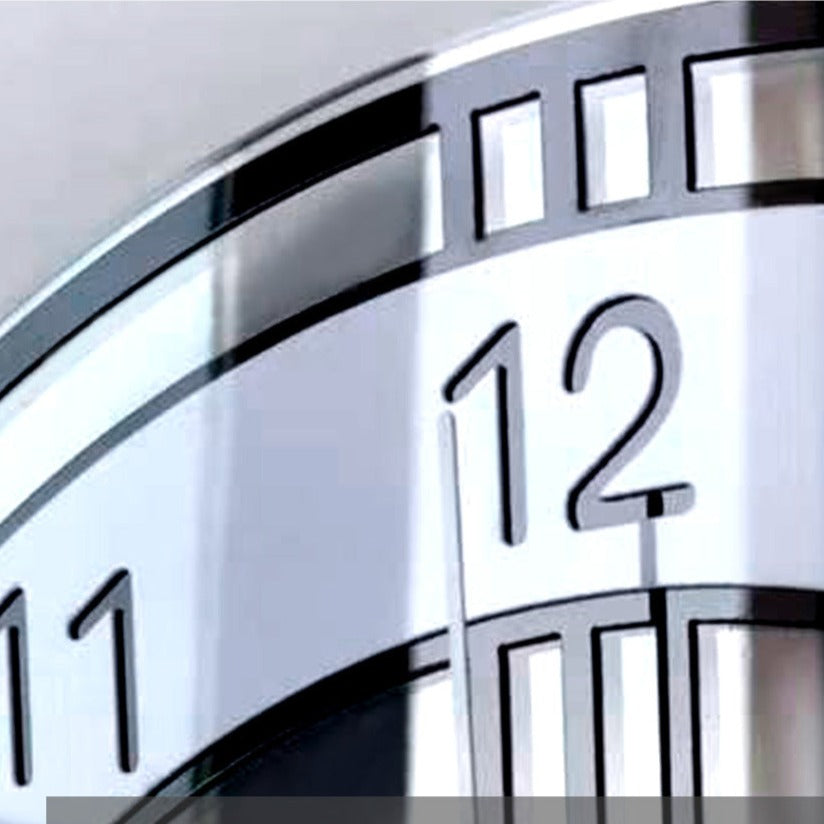 Horloge mural silencieux élégant en acrylique – Moderne et stylé