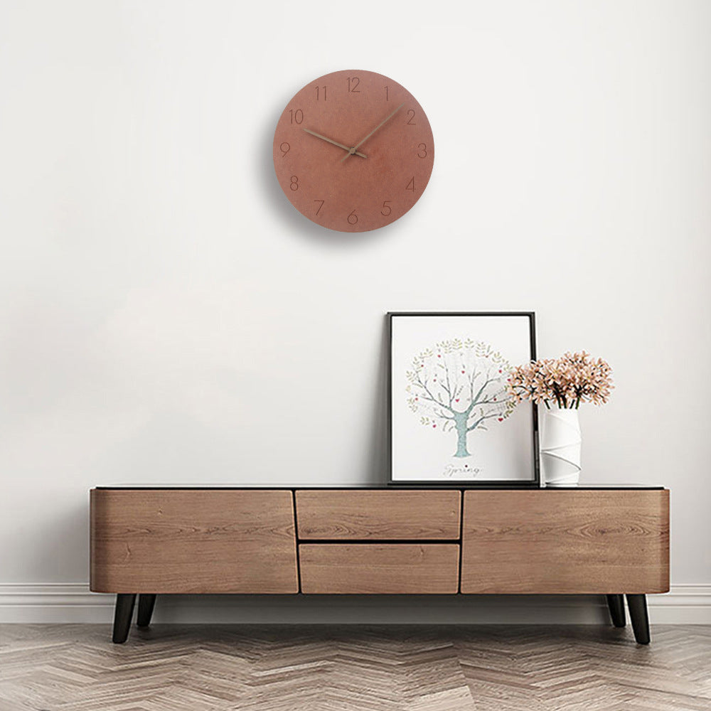 Calme Nordique - Horloge Murale Minimaliste 29 cm