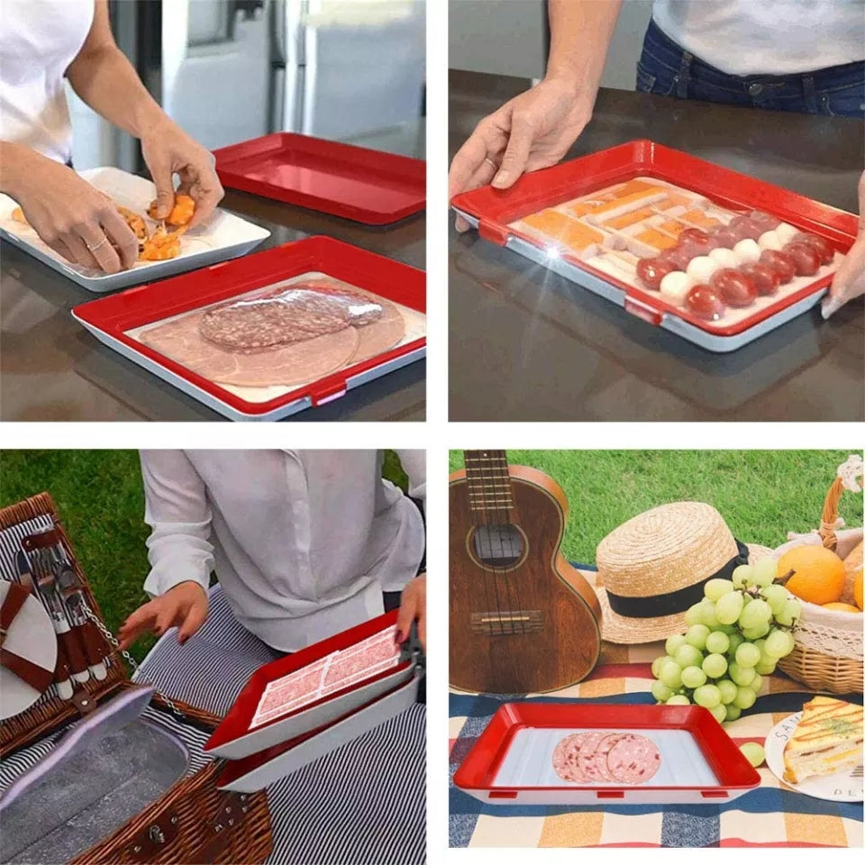 Plateau de conservation des aliments