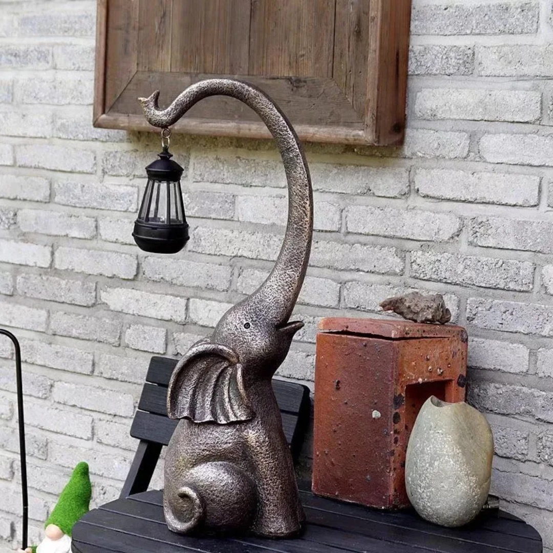 MagicElephant - Éclairage Solaire Enchanteur pour Jardin et Maison