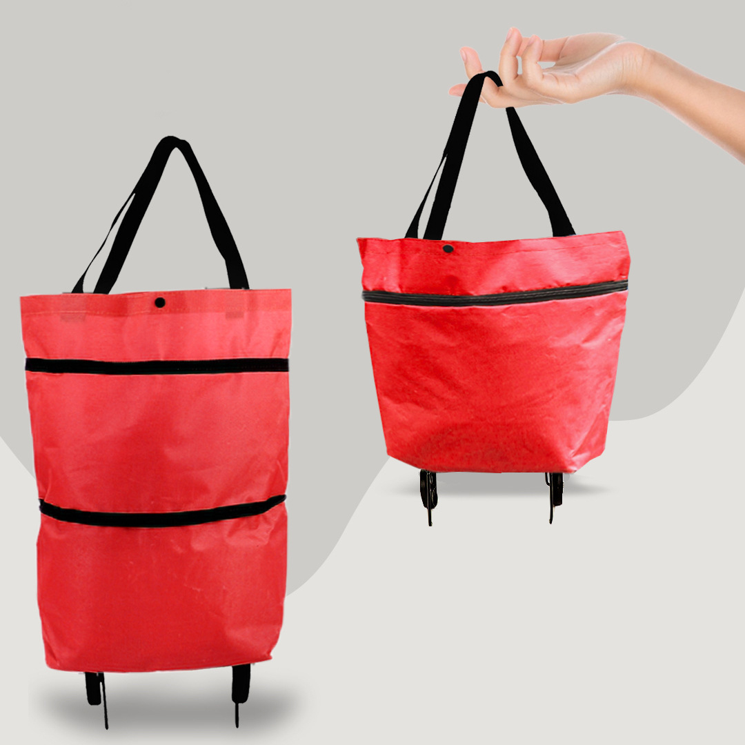CarryFlex - Sac de courses pratique 2-en-1 avec roues