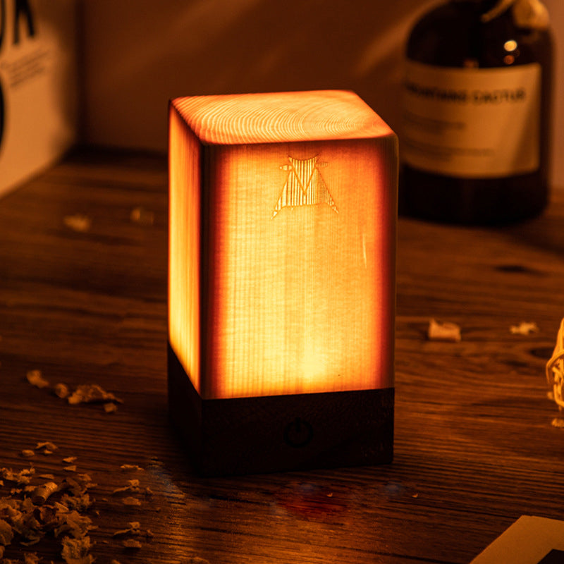 LumiNature - Lampe de Table Sans Fil avec Éclairage LED Tactile