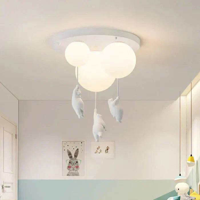 Lampe de plafond pour enfants avec ours et ballon - CloudBear