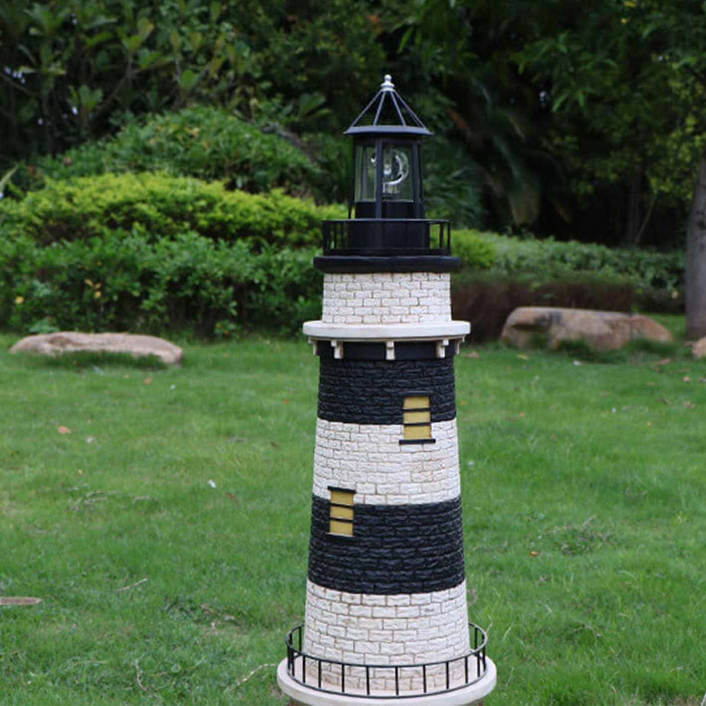 Floroux LED lampe de jardin | Tour rotatif | Alimenté par énergie solaire | Décoration & éclairage de paysage