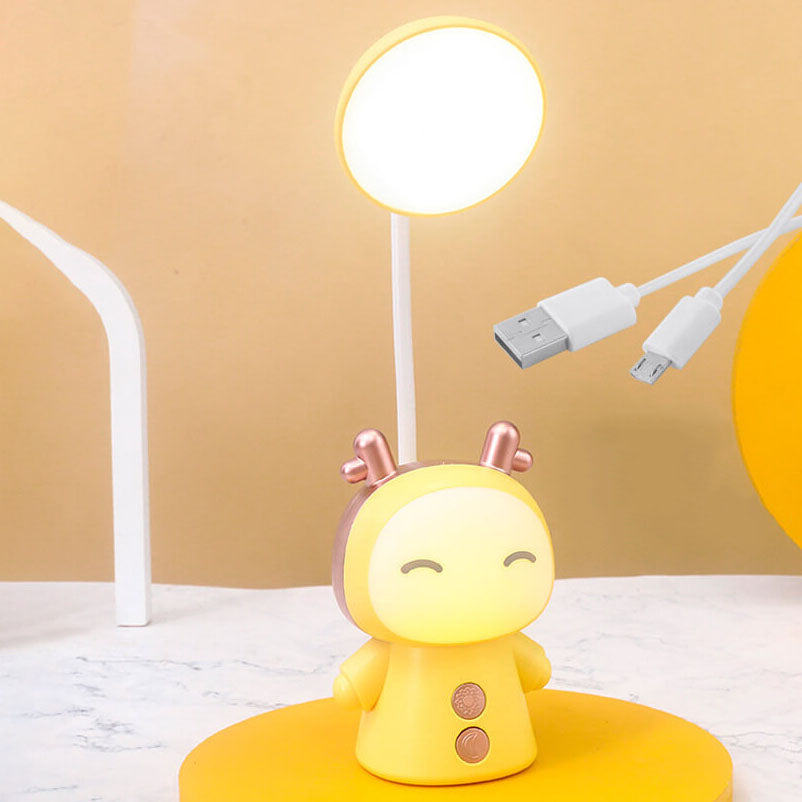 Floroux Lampe de Bureau LED Cartoon | Lumière Colorée Amie des Yeux | Design Adapté aux Enfants