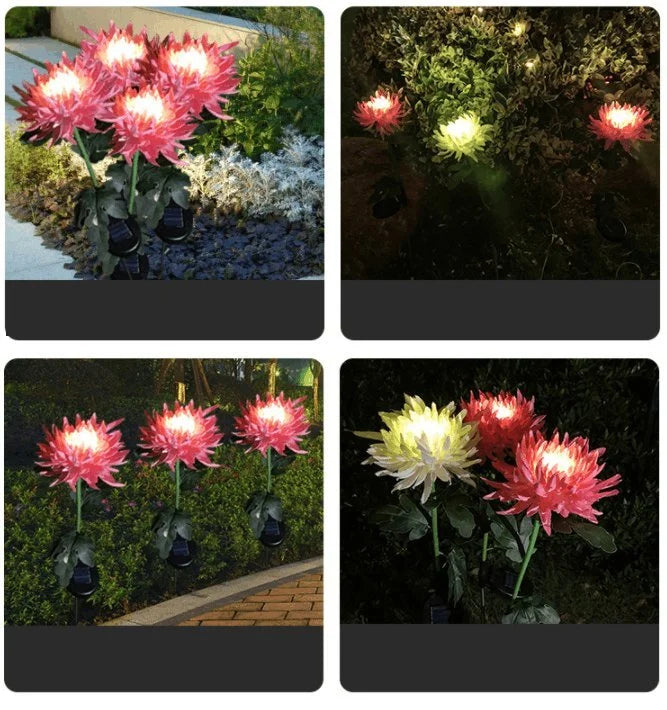 Éclairage LED de jardin Floroux avec énergie solaire