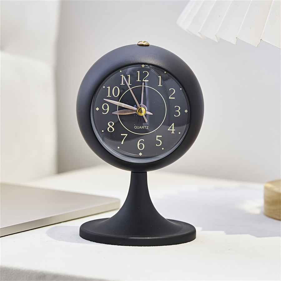 CartoonGlow Horloge - Luxe Réveil LED avec Accents Dorés