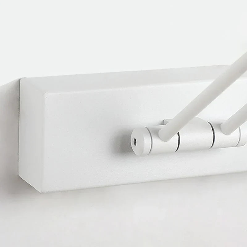 Applique Murale LED Minimaliste Edge Noir/Blanc pour Intérieur, Salle de Bain, Métal