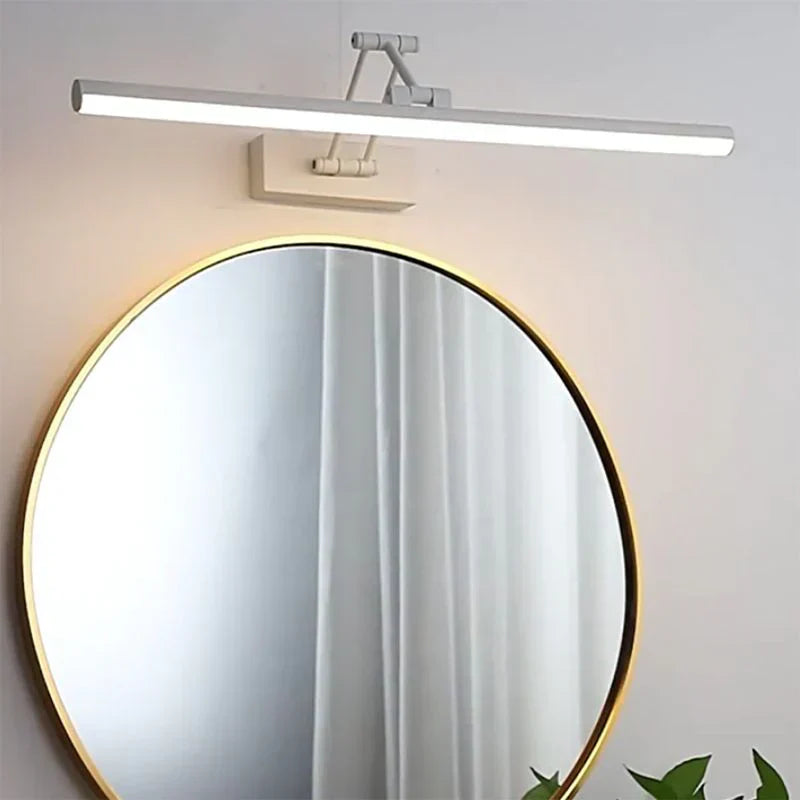 Applique Murale LED Minimaliste Edge Noir/Blanc pour Intérieur, Salle de Bain, Métal