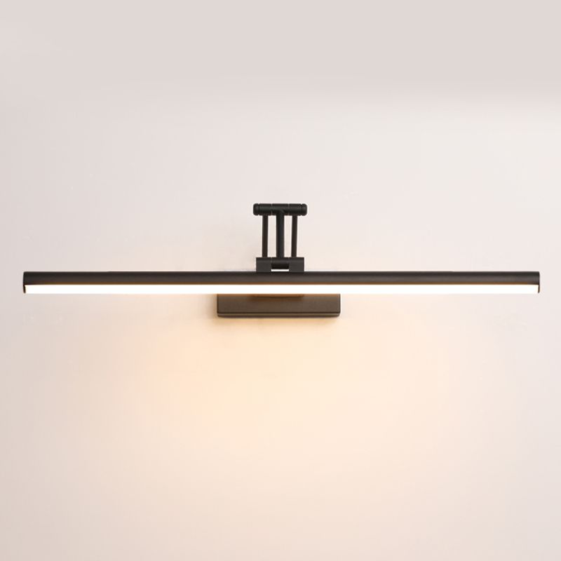 Applique Murale LED Minimaliste Edge Noir/Blanc pour Intérieur, Salle de Bain, Métal