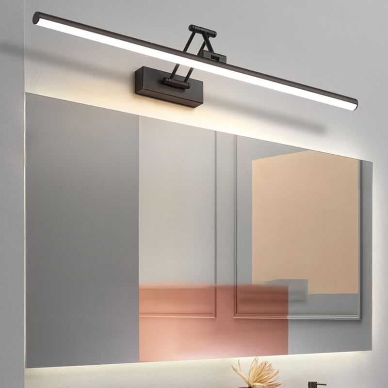 Applique Murale LED Minimaliste Edge Noir/Blanc pour Intérieur, Salle de Bain, Métal