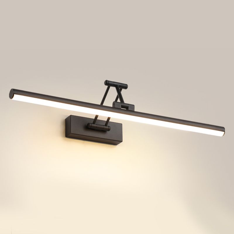 Applique Murale LED Minimaliste Edge Noir/Blanc pour Intérieur, Salle de Bain, Métal