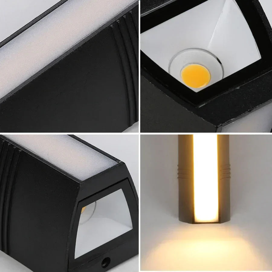 Floroux – Applique LED pour zones extérieures