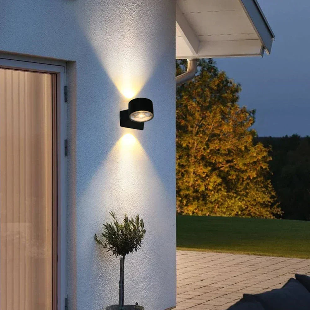 Floroux - Lampe de jardin en aluminium étanche