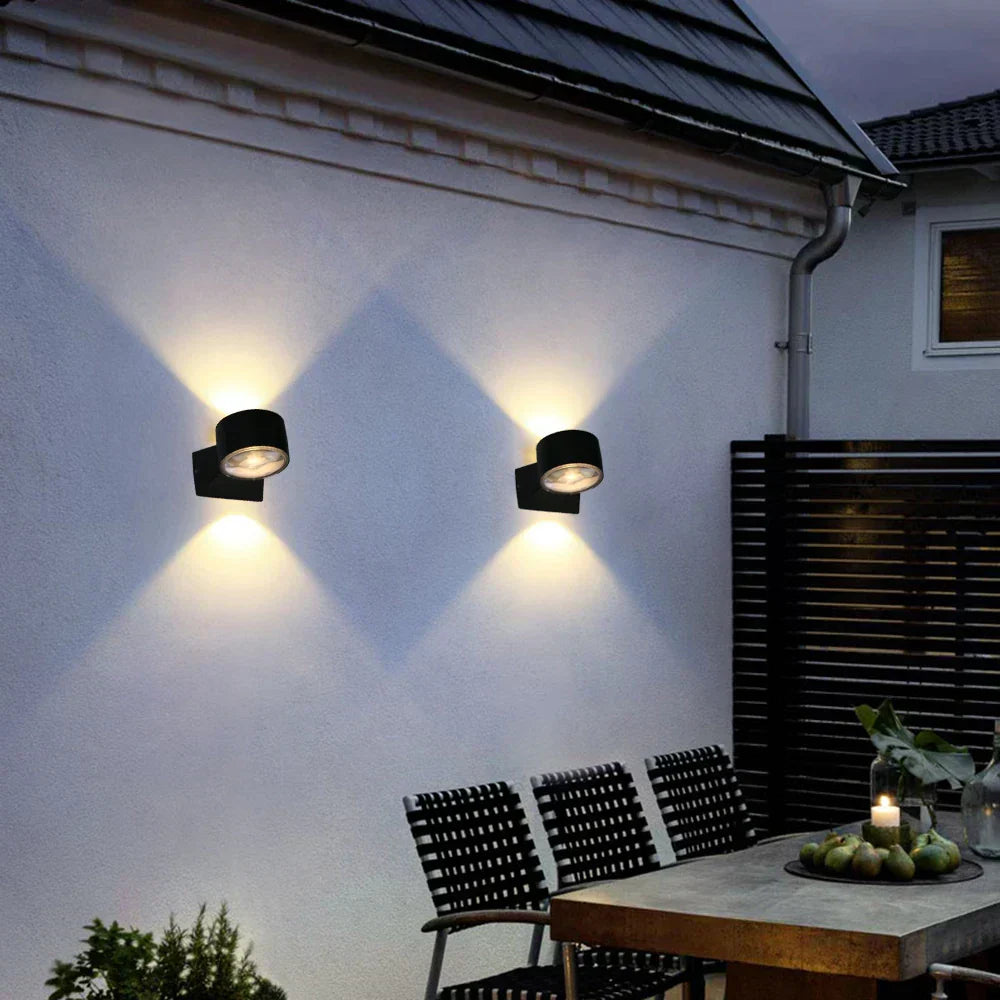 Floroux - Lampe de jardin en aluminium étanche