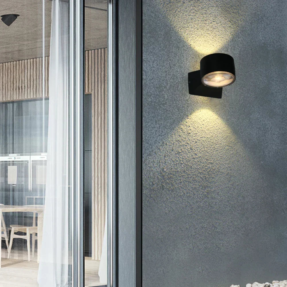 Floroux - Lampe de jardin en aluminium étanche